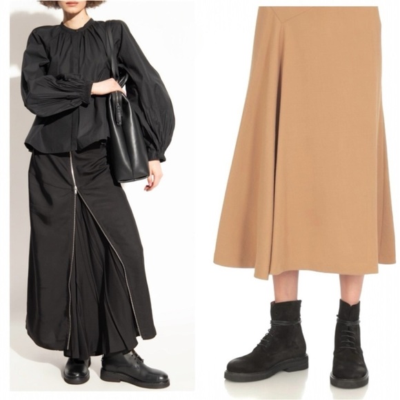 MARSELL PARRUCCA NABUCK LEATHER ZIPPED COMBAT BOOTS BOOTIES BLACK SIZE 6 NEW - Picture 2 of 16